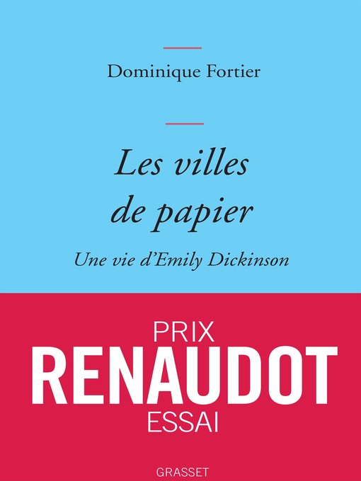 Title details for Les villes de papier by Dominique Fortier - Available